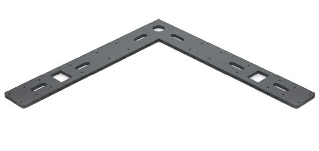 タツミ　火打ちレス金物（専用ビス付）　700×700×103mm【1ケース/2枚入】