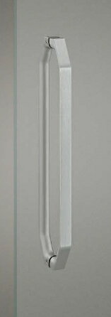 UNION（ユニオン）　ドアハンドル　ユニキャスト　ヘアラインシルバー＋ユニフロストシルバー　G1050-25-110【内外/1組】