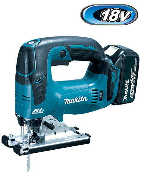 マキタ電動工具　18V充電式ジグソー　JV182DRG【BL1860B×1個・充電器DC18RF・ケース付】