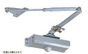 NEWSTAR(ニュースター) 温度ヒューズ付ドアクローザー PF-185(パラレル型・ストップ付) シルバー ドアチェック 左右兼用