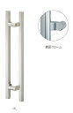 MARUKI(丸喜金属) ST-1100 丸棒ドアーハンドル(T型) 鏡面クローム【サイズ:300】【1組】