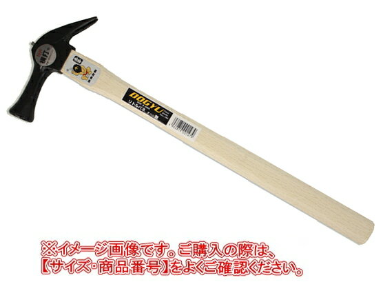 DOGYU　土牛（ドギュウ）　木柄仮枠ハンマー　小サイズ　リトルパネ　390mm　すべり止　00148