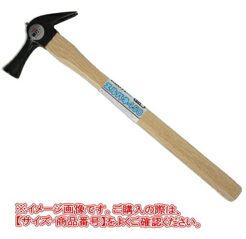 DOGYU　土牛（ドギュウ）　木柄仮枠ハンマー　大サイズ　エルパネ　450mm　すべり無　00258