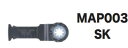 マキタ電動工具　マルチツール用カットソー【TM52D専用/STARLOCK PLUS】 MAP003SK　刃幅32mm　刃長60mm　A-71261