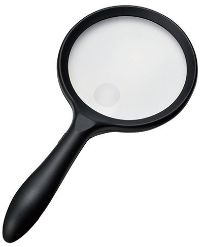 シンワ測定　ルーペ　A-6　2倍・4倍　LEDライト付　75751