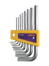 サンフラッグ　No.3209　六角キーレンチ9本組　ショート ※カタログの代表画像を使用しています。ご購入..