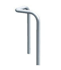 サンポール　車止め　コーナーアーチ　固定式　φ60.5×H650　AA-7UR6-650 【※メーカー直送品のため代金引換便はご利用になれません】【個人宅配送の場合は都度送料お見積りとなります】　50883