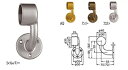 シロクマ 住宅用アプローチ手すり用パーツ ステンA形ブラケットL止(右) 32Φ ABR-102R【1個】【※カタログ共通画像使用のため、商品画像カラーにはご注意ください!!】