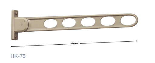 川口技研 ホスクリーン 物干し 窓壁用ホスクリーン スタンダードタイプ746mm HK-75-LB/DB/W/BL【1本単位】 947-950 川口技研 ホスクリーン 物干し 窓壁用ホスクリーン スタンダードタイプ746mm HK-75-LB/DB/W/BL【1本単位】 947-950