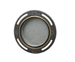 MARUKI（丸喜金属）　平面 黒 遠州透　N-53　中【1個】