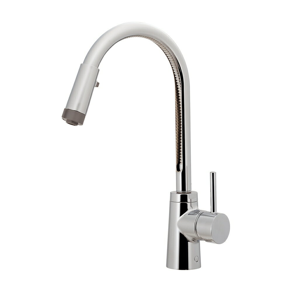 カクダイ　シングルレバー混合栓(シャワーつき)　117-141