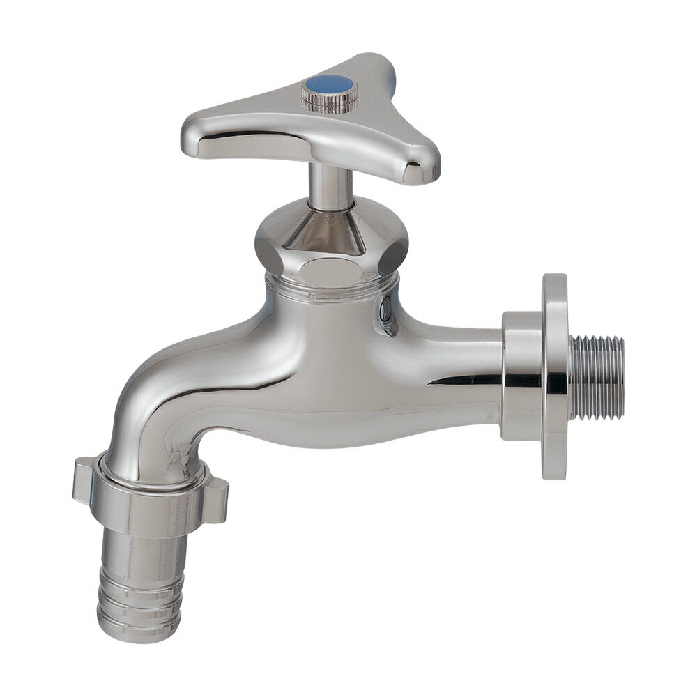 カクダイ　カップリング付キ横水栓　703-111-13