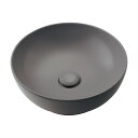 カクダイ 丸型洗面器 マットグレー #LY-493233-GY