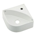 カクダイ 壁掛手洗器 ホワイト 493-227-W