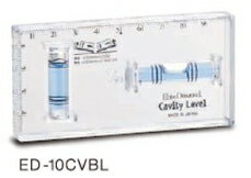 EBISU　エビス　キャビティレベル　12×50×100mm　ED-10CVBL　本体カラー：透明　気泡管カラー：ブルー