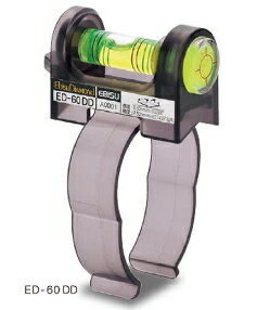 EBISU　エビス　ドライバドリル用水平器　55×98×67mm　ED-60DD　本体カラー：黒（スケルトン）