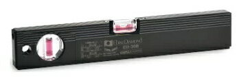 EBISU　エビス　磁石付ベーシックレベル・ブラック　900mm　ED-90MBR　本体カラー：ブラック　気泡管カラー：レッド(4)