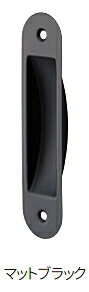 MARUKI（丸喜金属）　チリ丸引手（木捻子止）　S-202　サイズ：105　マットブラック【1個】