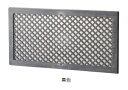MARUKI(丸喜金属) P.C 床下菱目風窓(デラックス) P-840 サイズ:(小)150mm×300mm(防虫網なし) 黒色【1個】