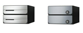 NASTA（ナスタ）　集合郵便箱　KS-MB5102PU-2　【錠前タイプ・カラーを選択下さい】【2戸用/屋内仕様】【前入後出】