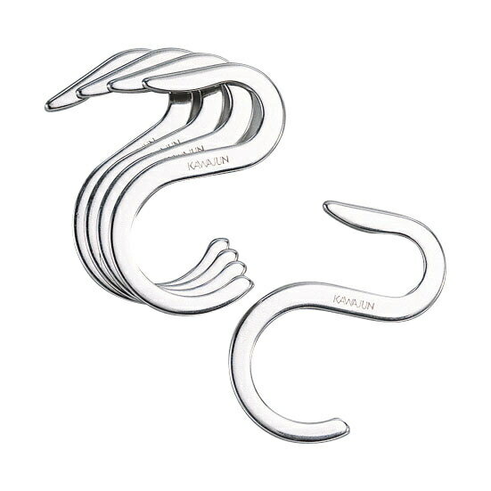 KAWAJUN（カワジュン）　キッチンハンガーポール用フック　KC-010（5個入）【※メーカー取寄の諸経費が..