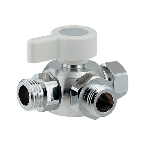 KAKUDAI　カクダイ　650-255-13　三方ボール切替弁（片ナット・止水機能つき）