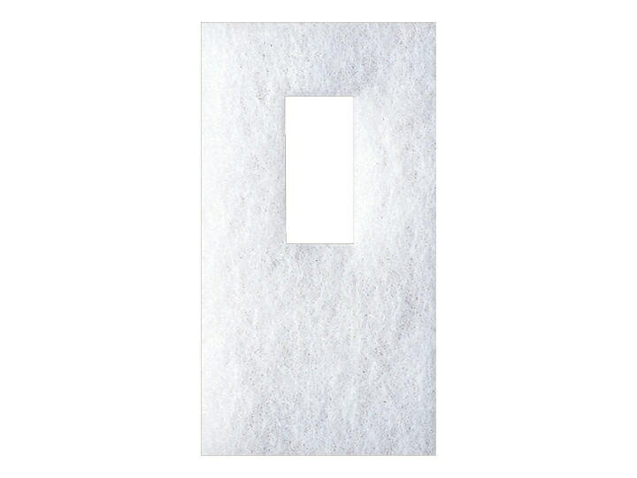 NASTA(ナスタ) 角型プッシュ式レジスター用フィルターのみ※ KS-FK6050(2枚入) 白