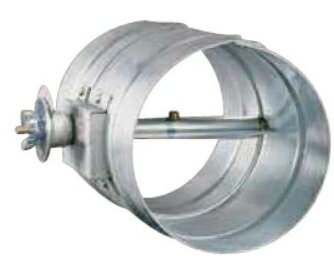 西邦工業　〈風量調整用ダンパー〉ステンレス製 フューズ無し ダクト接続型　VD100S　A寸法97