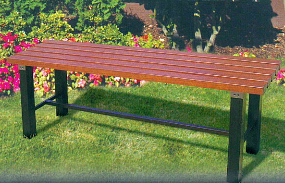 アルミック　らくらくミックベンチ　W1300×D330×H450　木目色