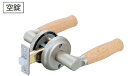 マツ六 兼用レバー取替錠(バックセット60mm/扉厚30〜40mm) 空錠 木製【※カタログ共通画像使用のため、商品画像・カラーにはご注意ください!!】(4)