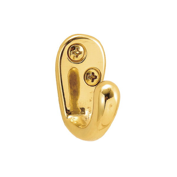 ゴーリキアイランド 真鍮 フック(スタンダードシリーズ) 金色【真鍮 アンティーク ブラス 雑貨】【※メーカー取寄の諸経費が送料に含まれております】