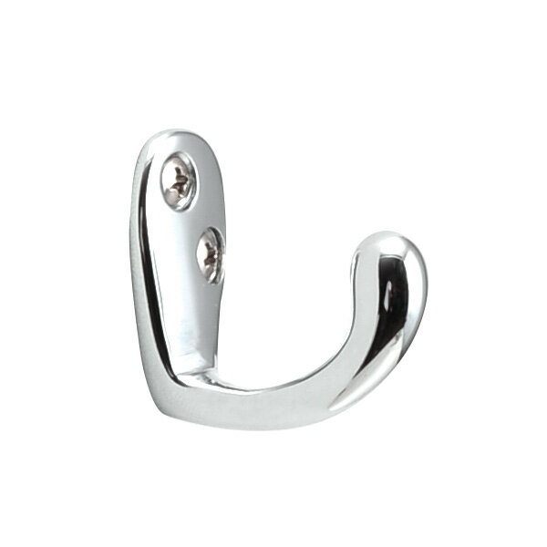 ゴーリキアイランド 真鍮 フック(スタンダードシリーズ) 銀色【真鍮 アンティーク ブラス 雑貨】【※メーカー取寄の諸経費が送料に含まれております】