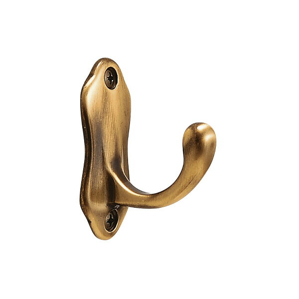 ゴーリキアイランド 真鍮 フック(010シリーズ) アンティークブラス【真鍮 アンティーク ブラス 雑貨】【※メーカー取寄の諸経費が送料に含まれております】