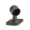 ゴーリキアイランド 真鍮 ブラケット 菱形 止 黒色 19mm(Φ) 用【真鍮 アンティーク ブラス 雑貨】【※メーカー取寄の諸経費が送料に含まれております】