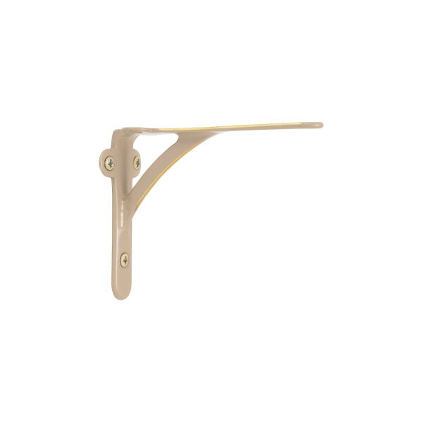 ゴーリキアイランド　真鍮　棚受け(スタンダードシリーズ)　　アースグレイ　100ミリ【真鍮　アンティーク　ブラス　雑貨】【※メーカー取寄の諸経費が送料に含まれております】