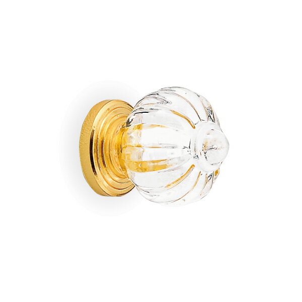 ゴーリキアイランド　真鍮　アクリルツマミ　カボチャ　S【真鍮　アンティーク　ブラス　雑貨】【※メー..