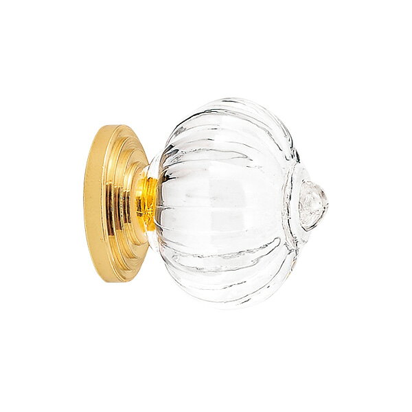 ゴーリキアイランド　真鍮　アクリルツマミ　カボチャ　M【真鍮　アンティーク　ブラス　雑貨】【※メー..