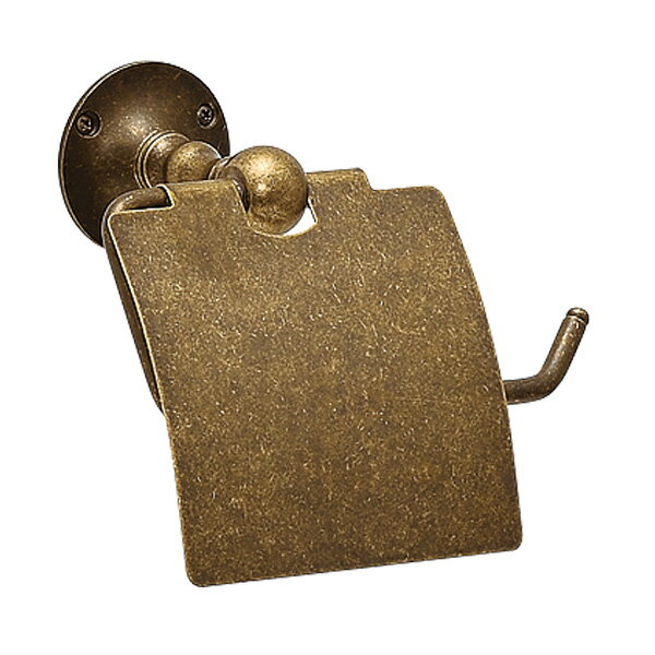 ゴーリキアイランド　真鍮　ペーパーホルダー(Solid　Brassシリーズ)　　古色【真鍮　アンティーク　ブラス　雑貨】　0264-00103