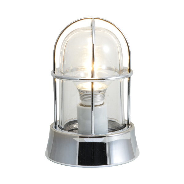 ゴーリキアイランド　真鍮　マリンランプ(クリアガラス&LEDランプ)　BH1000　CL　LE　銀色【真鍮　アンティーク　ブラス　雑貨】