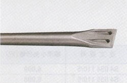 ボッシュ電動工具 SDSプラス用フラットチゼル 爪付き（ハツリ 溝切り 角出し） SDS-CH22V 全長250mm×20mm幅