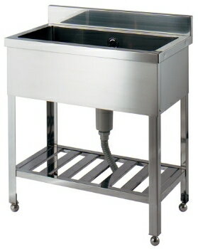 KAKUDAI カクダイ 457-102-60 ステンレスシンク（1槽式） 奥行600×L600 【※メーカー直送品の為、代金引換はご利用できません】