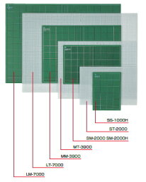 KDS　カッティングマット　セフティベース　グリーンハードタイプ　SM-2000H（300mm×450mm×3mm）【1枚単位】