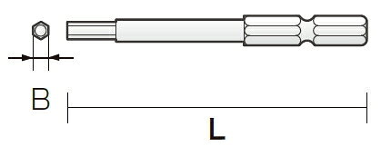 ・HiKOKI　3mm トメネ用ヘグザゴンビット 長さ50mm　No.983700 ・六角軸 二面幅：5mm ・適用ねじ：M3 ・適用機種：WT3G,WT3GP,WT4G,WT4GP,WT5G,WT5GP &nbsp;品名 コード No. 　No.0プラスビット（ダンツキ） 983710 983750 　No.1プラスビット（ダンツキ） 983711 983751 　No.2プラスビット（ダンツキ） 983752 983753 　No.1プラスビット 983610 983686 　No.2プラスビット 983611 983687 　1.6mm ドライバビット 983691 　2mm ドライバビット 983690 　3mm ドライバビット 983688 　4mm ドライバビット 983689 　5mm ドライバビット 303337 　3mm ヘグザゴンビット 983692 　4mm ヘグザゴンビット 983693 　5mm ヘグザゴンビット 995778 　3mm トメネ用ヘグザゴンビット 983700 　4mm トメネ用ヘグザゴンビット 983699 　2mm ヘグザゴンソケット 983694 　3mm ヘグザゴンソケット 983695 　4mm ヘグザゴンソケット 983696 　5mm ヘグザゴンソケット 995777