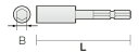 HiKOKI/ハイコーキ(日立電動工具) 5mm ヘグザゴンビット 70mm No.995778