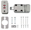 マツ六 アウトセット錠 ESD-L1 S シルバー【※カタログ共通画像使用のため、商品画像・カラーにはご注意ください!!】