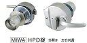 MIWA HPD錠 外開き 左右兼用