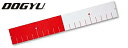 DOGYU　土牛（ドギュウ）　紅白メジャーシール　20cm (5枚入)　02757