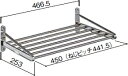 田窪工業所 パイプ棚 450mm PA5-45