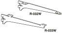 ロイヤル　木棚用ブラケット (左右セット)　R-032W/033W　150mm　ホワイト