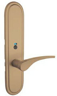 長沢製作所　レバーハンドル TOMFU　N座(特大座)　表示錠　TXN-G94N　【チューブラ錠仕様・MG色】